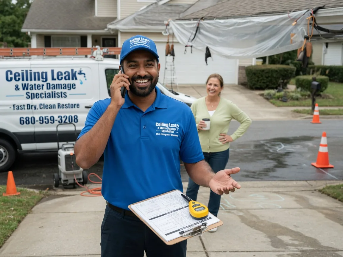 Ceiling Leak Cleanup Ira, IA FAQs